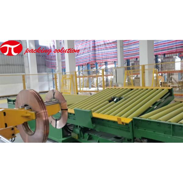 Automatic Copper Coil Wrapping Machine PLC Control OD 600mm-1200mm