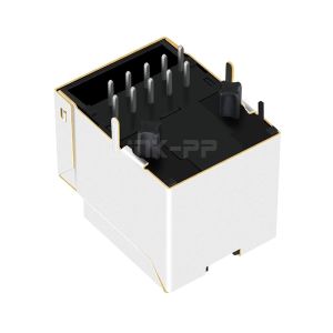 LPJD4718DNL 100/1000 Base-T Vertical RJ45 Gigabit MagJack Without Leds