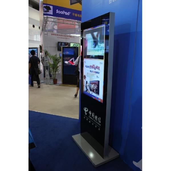 Touch Screen 42" LCD Advertising Player for Supermarket , Free Standing