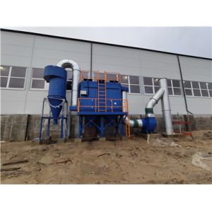 Filter Cartridge Sandblaster Dust Collector With Cyclone System