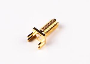 China Gold Plated Male Plug PCB Mount SMA RF Connectors/SMA Coaxial Connector on sale