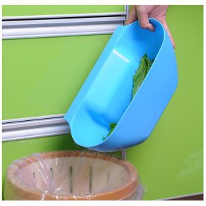 New design plastic kitchen waste garbage can multifunctional hanging trash can