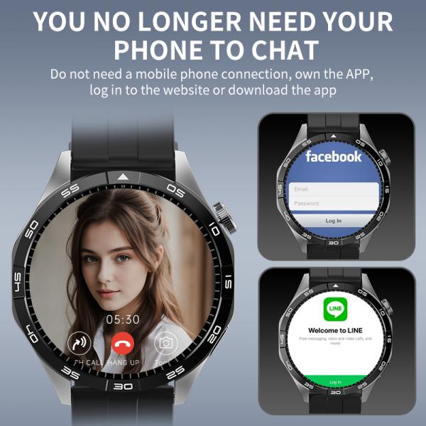 4G Smart Watch 1.43 Inch Screen 780mAh Battery 8.1 Android Global Call Heart Rate IP67 Waterproof