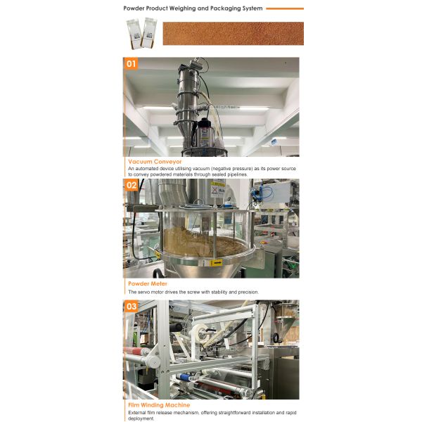 Powder 1kg 5kg Automatic Auger Filler Vertical Packing Machine