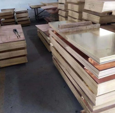 Polished H65 H68 H80 Cold Rolled Decorative Copper Panels Round Rectangular Square