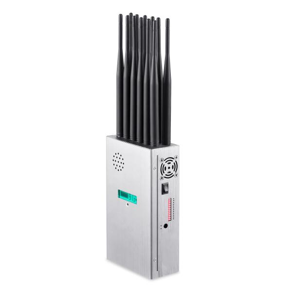 12 Antennas Full Bands Multifunctional Mobile Phone Signal Jammer Blocking All 2G.3G.4G.5G Cellphone Signals and GPSL1 WIFI Lojack Signals
