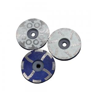 Quality 12 Segments D100MM Concrete Grinding Wheel with 5/8-11 Connection and Abrasive Wheel for sale