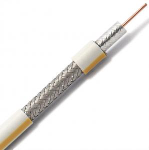 China Plenum Coaxial Cable RG11 14 AWG CCS 60% AL Braiding with CMP Rated PVC 75 Ohm on sale