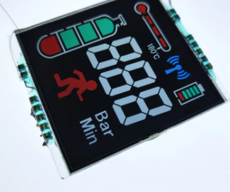 Vertical Alignment VA LCD Display Module with 3 Digit Negative Transmissive Screen 3.3V 14PIN