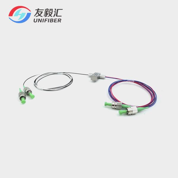 FC APC Connector Mechanical Fiber Optic Switch Non Latching Control Type