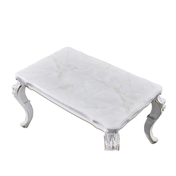 Marble Noble And Elegant Rectangular Restaurant Table