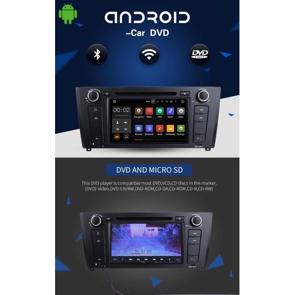 7 Inch Touch Screen PX3 BMW GPS DVD Player With Multi - Language System