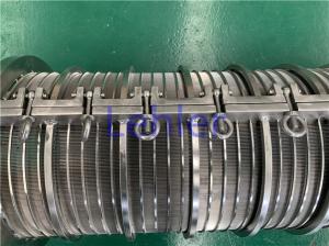 China Bolts Semi Circular Wire Mesh Strainer Basket Solid Liquid Separation For Food Processing Machinery on sale