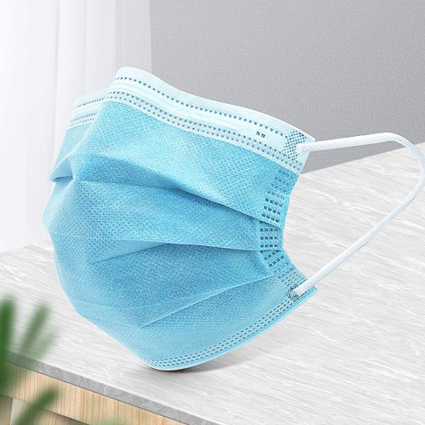 High Breathability Disposable Earloop Face Mask Filter Pollen / Dust / Bacterial