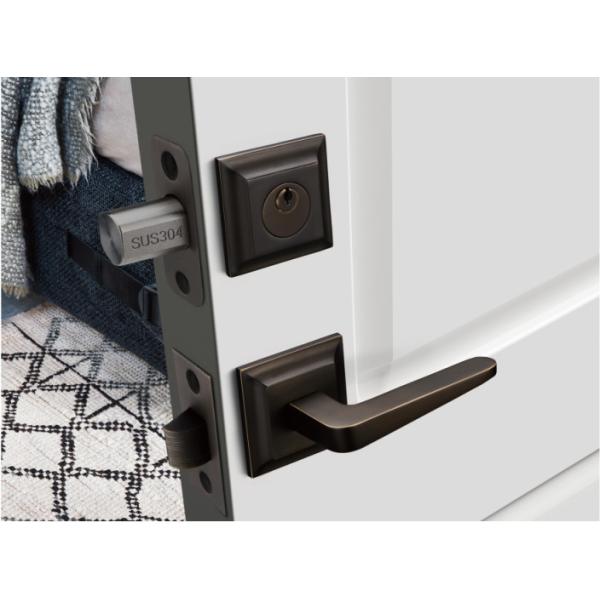 Office Square Front Door Handle 38mm OEM Entry Lever Door Handle Set