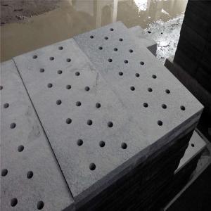 Quality China Granite Dark Grey G654 Granite Gutter Stone Drainage Paver Round Holes or Strip Hole for sale