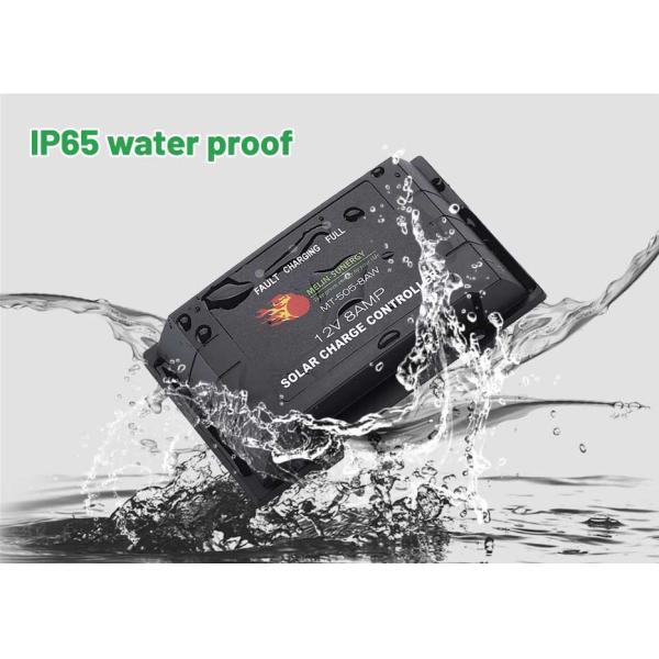 8A 12V IP65 Waterproof PWM Solar Charge Controller for AGM/GEL/WET/LiFePO4 Batteries in Marine Boat Caravan Applications