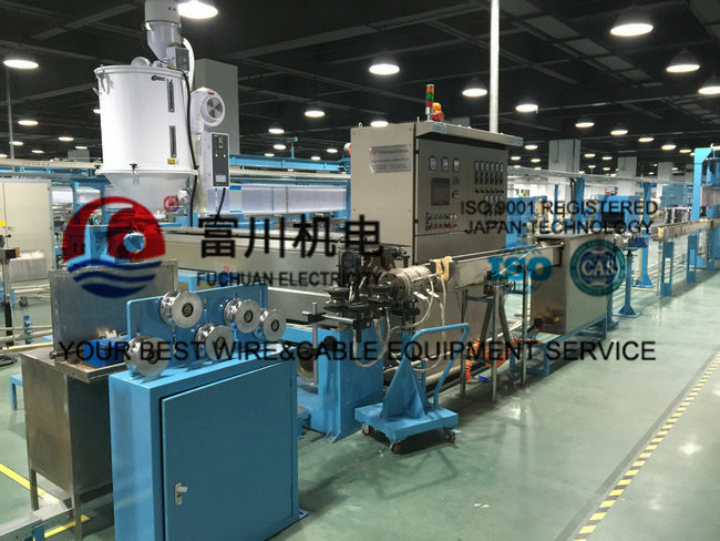 Automated Pvc Wire Making Machine / Silent Cable Wire Manufacturing Machines