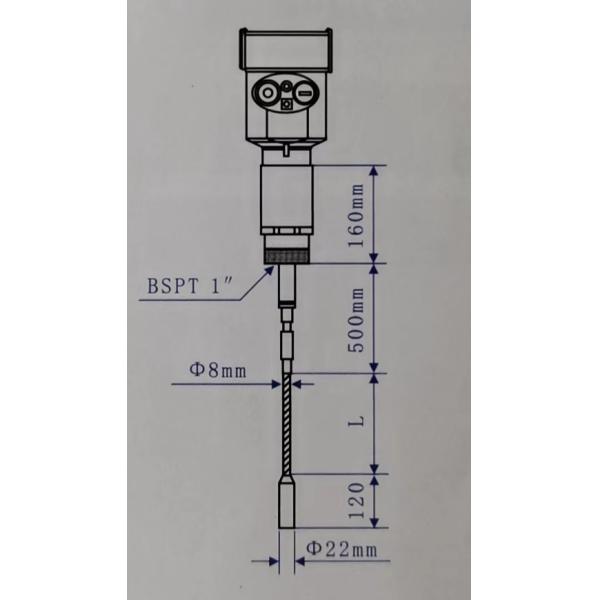 Hard Insulating RF Admittance Level Transmitter Rod Type
