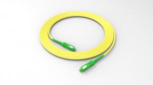 Quality Simplex Fiber Optic Patch Cable SC APC To SC APC Single Mode Optical Fiber Cable 0.9mm 2.0mm 3.0 mm for sale