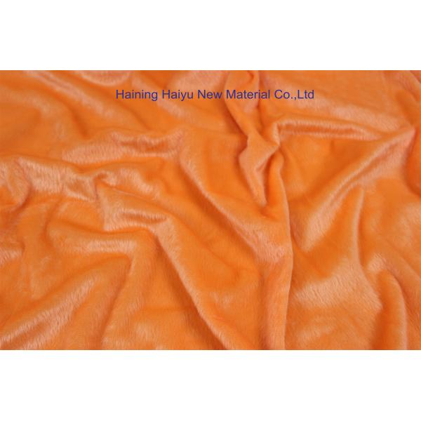 Warm Soft Toy Making Fabric 100% Polyester Minky Fabric 28S Knitted Garment Fabric