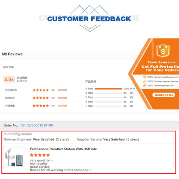 433 Mhz Wireless Sensor LCD Display Color Weather Forecast Station For Indoor And Outdoor