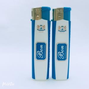 China BBQ Print Logo and Black Cap Disposable Electronic Cigarette Lighter Model NO. DY-062 on sale