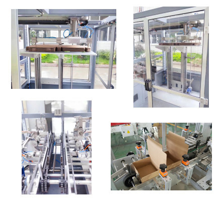 Whiteboard Automatic Carton Packing Machine Aircraft Cardboard Box Folding Machine