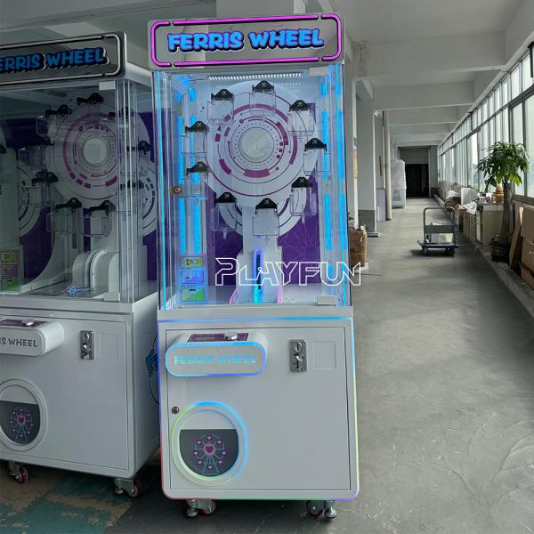 Coin-Operated Ferris Wheel Arcade Prize Machine Amusement Small Gift Machine Support Bill Acceptor