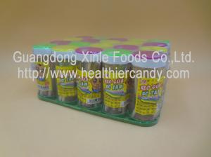 China Colorful Fruity Funny CC Stick Candy , Strawberry Flavored Healthy Candy Bars on sale