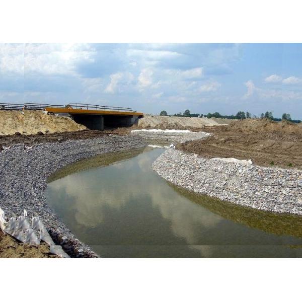 60x80mm Hexagonal Gabion Wire Mesh 2.0-4.0mm Galvanized for Erosion Protection