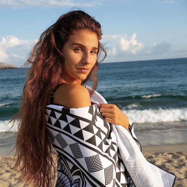 Lightweight Microfiber Printed Beach Towel 60*180cm Or Custom For Benefit