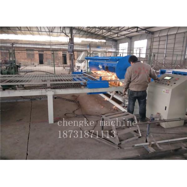 PLC Automatic Wire Mesh Welding Machine , Galvanized Wire Machine 1 Year Warranty