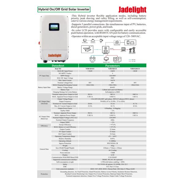 Hybrid On/off Grid Solar Inverter-n3h