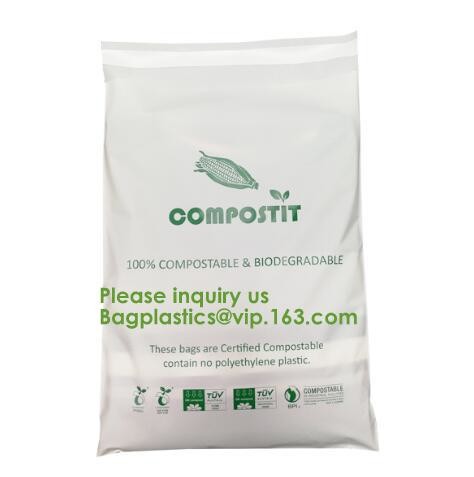 Cornstarch made biodegradable compostable shipping plastic mailing bag custom bubble mailer poly mailers bagease bagplas