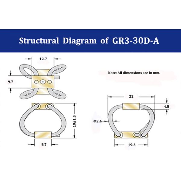 Exquisite Aerial Photography Camera Gimbal Stabilizer Helicopter Drone Vibration Protection GR3-30D-A Compact Wire Rope
