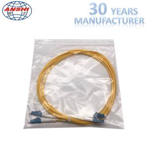 China G652D Single Mode Optical Fiber Patch Cord LC - LC UPC Type 0.3dB Insertion Loss on sale