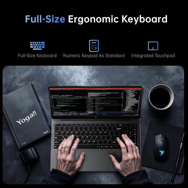 15.6" Windows 11 Laptop Computer Quad Core Alder Lake N97 3.6GHz For Office Business