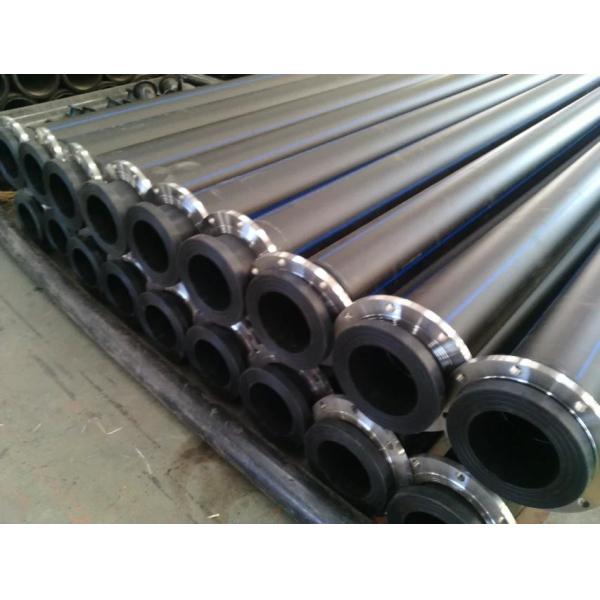 traditional connection style hdpe dredge pipe with stub ends
