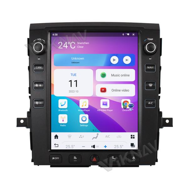 12.1Inch Touch Screen Head Unit For 2016--2019 Nissan Titan GPS Navigation Multimedia Player Android Wireless Carplay