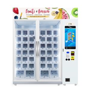 Sushi, Sandwich, egg, salad fruit apple launch box cooling locker vending