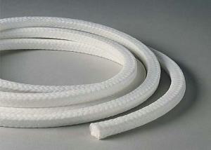 Quality White Lattice Braided PTFE Packing , PTFE Packing With Oil Or Without Oil for sale