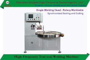 Quality Turntable High Frequency Welding Machine , Semi Automatic Blister Cutting Machine for sale