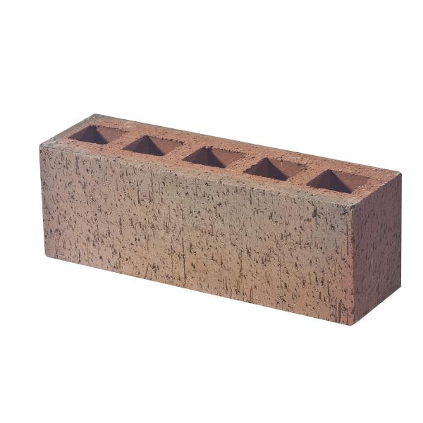 Red Five Holes Clay Brick / Hollow Clay Blocks For Building Wall Construction
