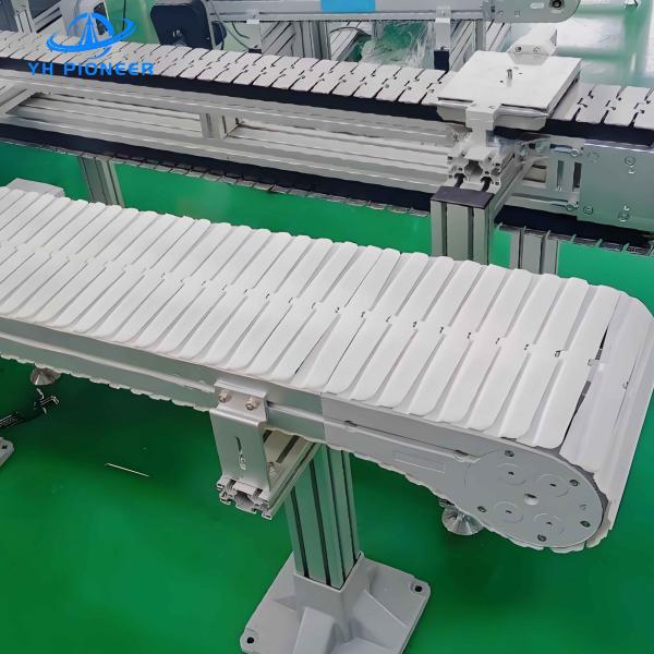 High Flexibility Flexible Chain Conveyor Machine For Food And Beverage Industry