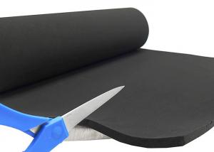 Quality Practical Fireproof Neoprene Insulation Sheets , Synthetic Thin Flexible Rubber Sheet for sale