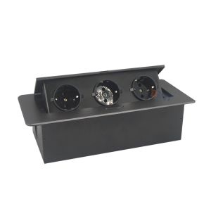 Russia popular EU power outlet hidden popup desktop power socket