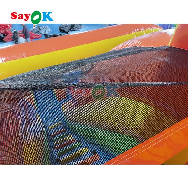 Outdoor Inflatable Slide Simple PVC Inflatable Bouncer Slide Blow Up Commercial Slide With Pond For Kids