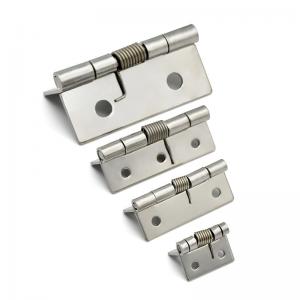 Quality 304 Stainless Steel Spring Hinge Automatic Cabinet Door Wardrobe Mini Micro Hinge for sale