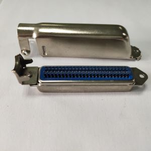 Solder Pin Connector Centronic 50 Pin Plug Side Cable Exit Connector with